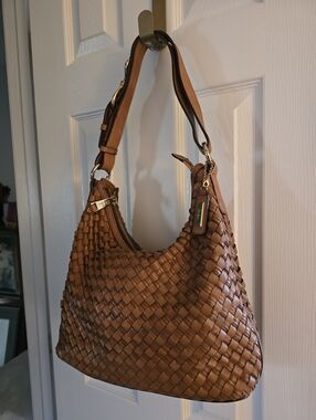 Cole Haan Woven Hobo Bag
